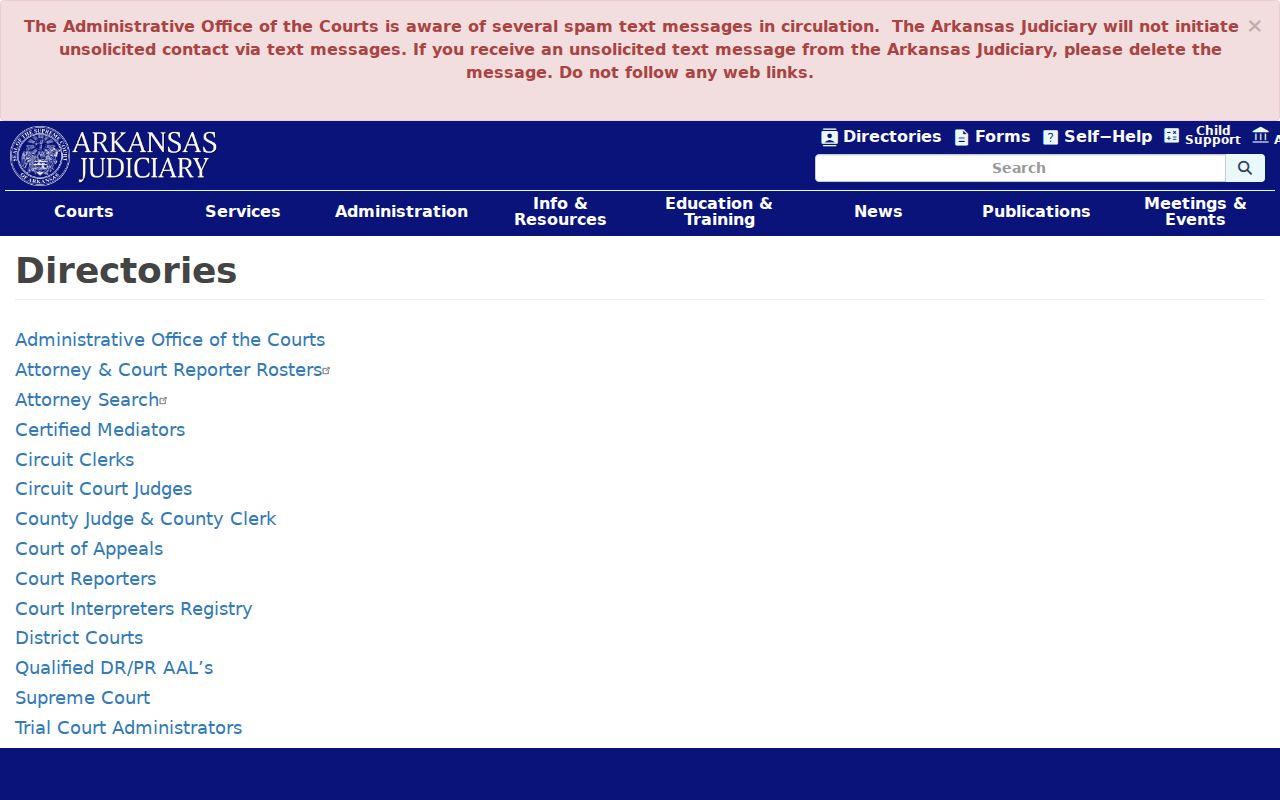 Arkansas directories for Bradley County docket contacts