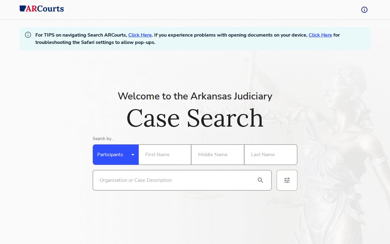 Bradley County court docket search on Search ARCourts