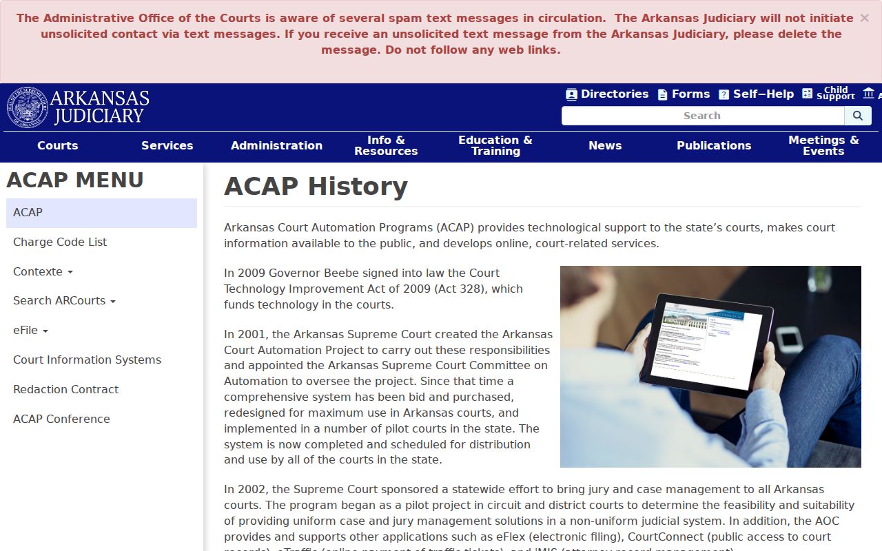 Bradley County case lookup court automation history